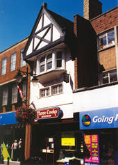 The house in Bridge Street where Charles I stayed in 1644
