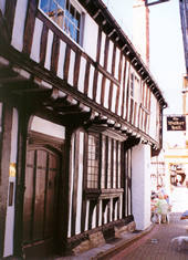 The timber-framed and jettied Walker Hall