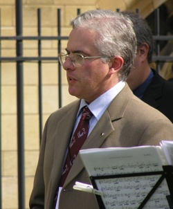 Chairman Dr Patrick Little speaking