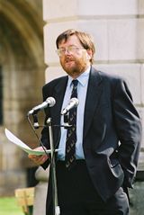Photo:Dr Peter Gaunt, Chairman of the Association, delivered the annual address