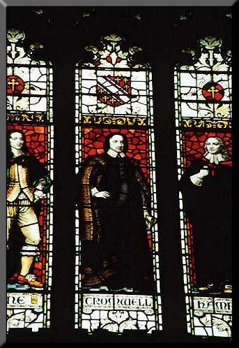 Picture of stained glass window at Mansfield College, Oxford